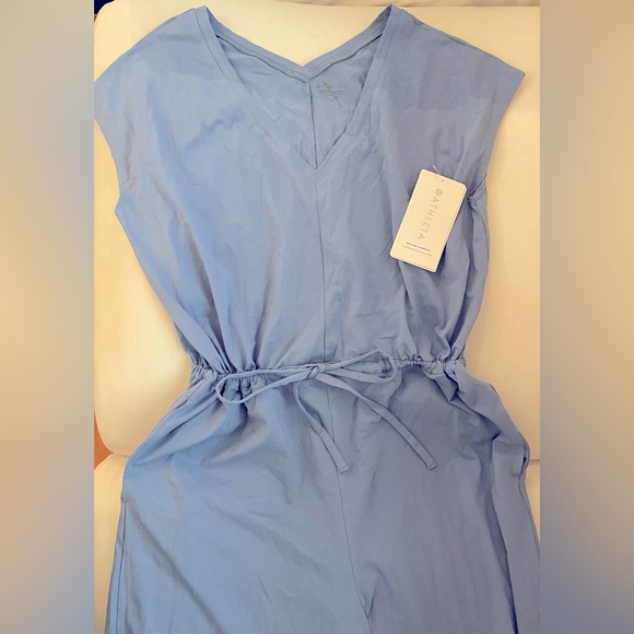 NWT Athleta Willow Jumpsuit Size M in Color Blue - Picture 9 of 16